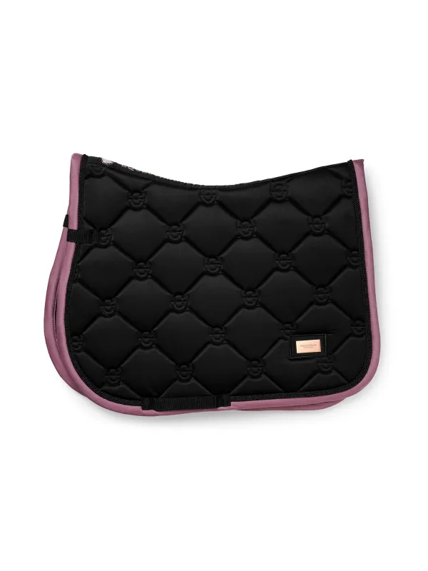 Equestrian Stockholm zadeldek Black blush jump