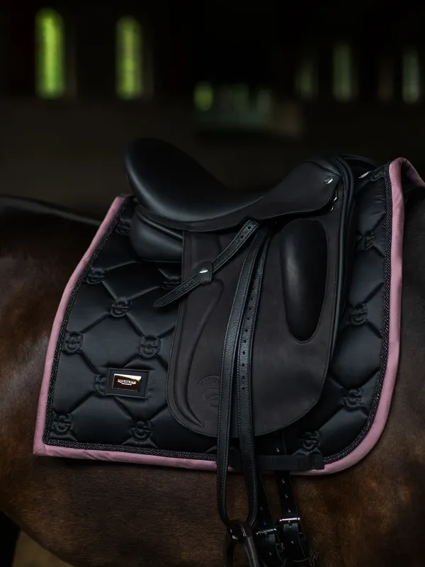 Equestrian Stockholm zadeldek Black blush dressuur Full