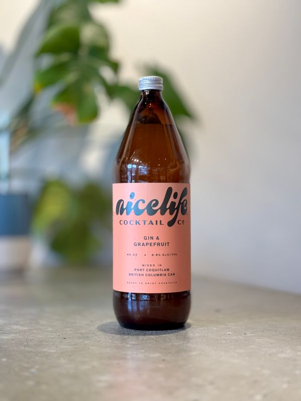 NiceLife Gin &amp; Grapefruit 40oz.