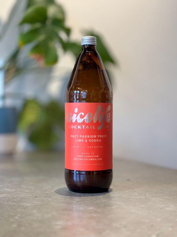 NiceLife Passionfruit &amp; Lime 40oz.
