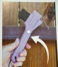 Hoof Pick with Brush - Magnetic
