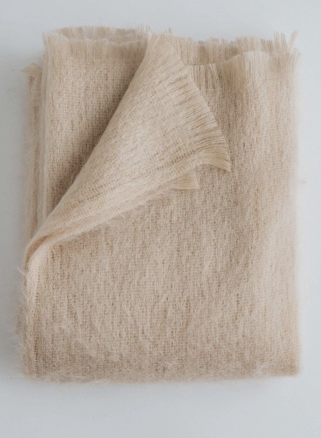 Mohair Throw - Rose