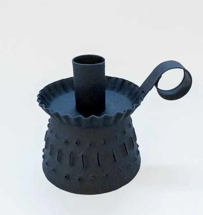 Punched Candle Stick Holder