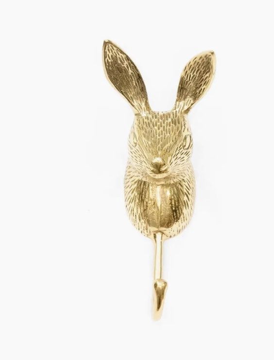 Brass Hook - Rabbit