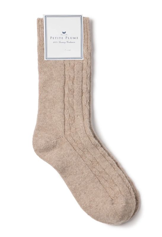 Cashmere Socks - Beige