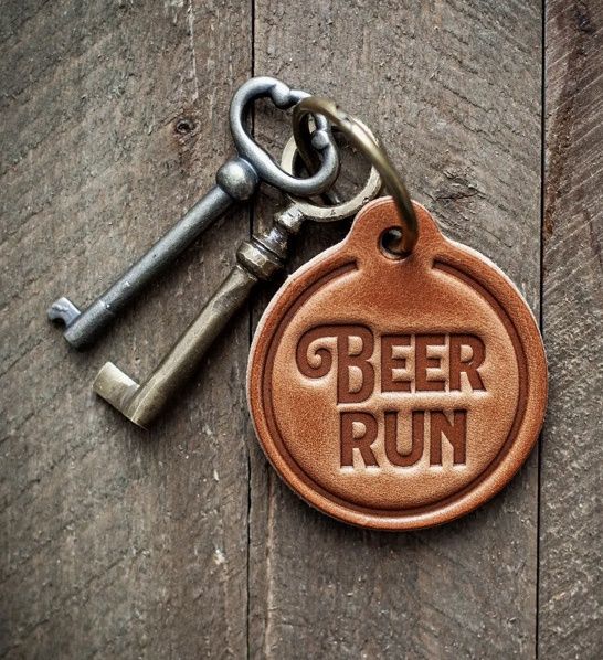 Beer Run Keychain