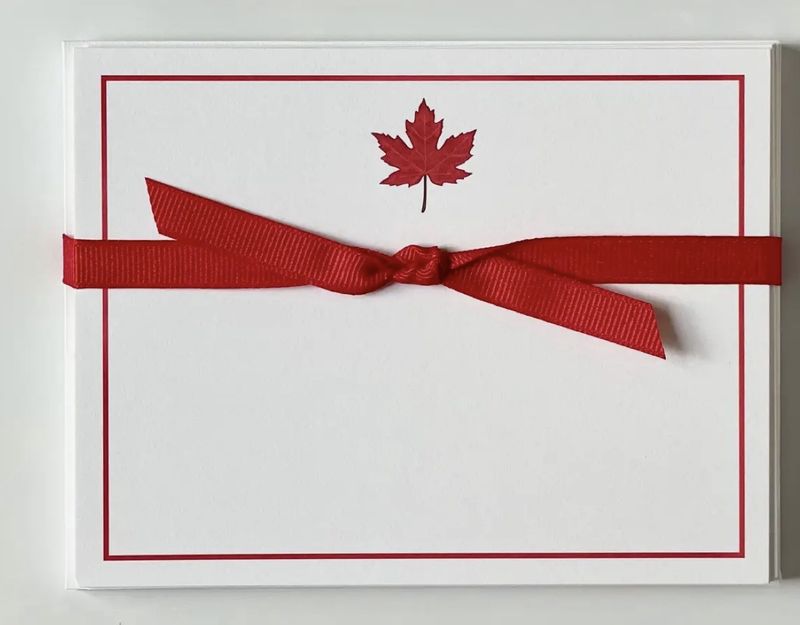 Fall Leaf - Flat Note Cards