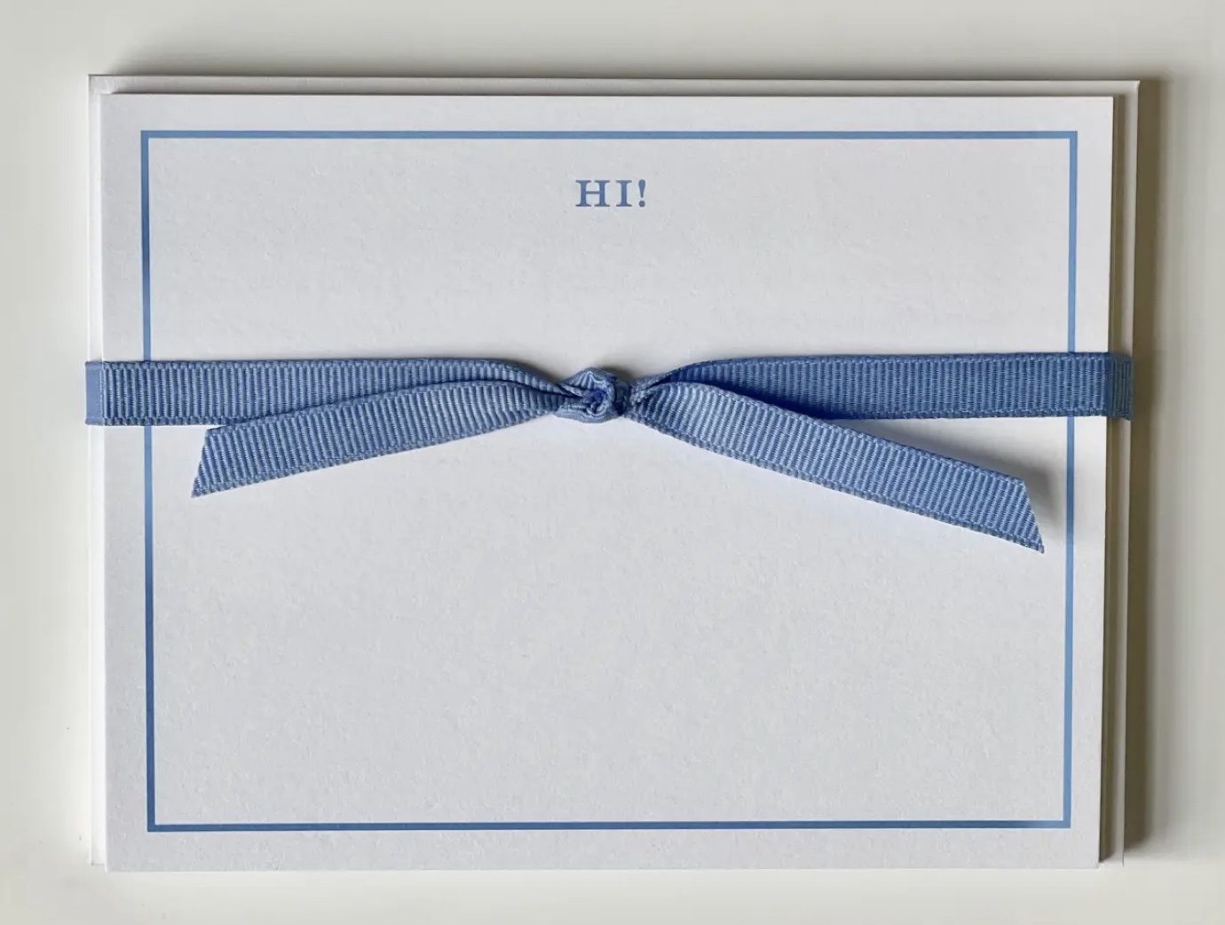 Hi - Flat Note Cards
