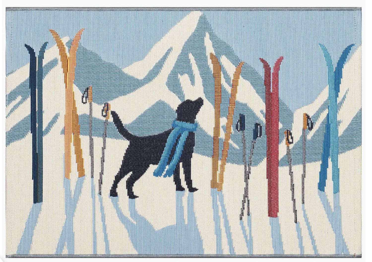 Downhill Dog Indoor/Outdoor Mat 2x2'10"