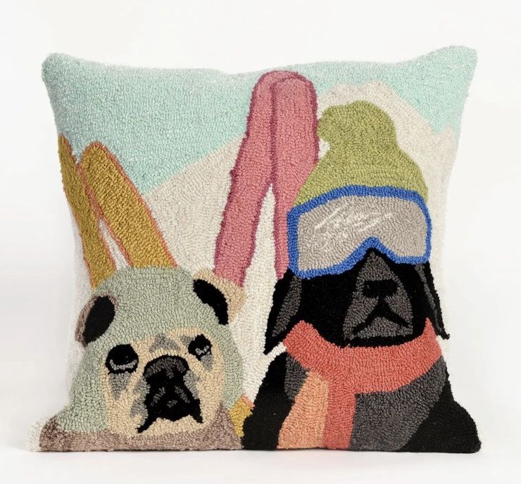 Ski Patrol Pillow 18x18