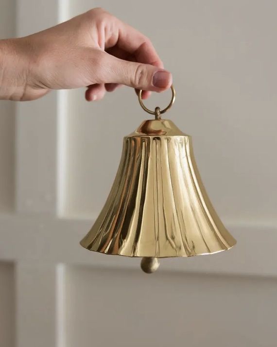Scalloped Brass Bells
