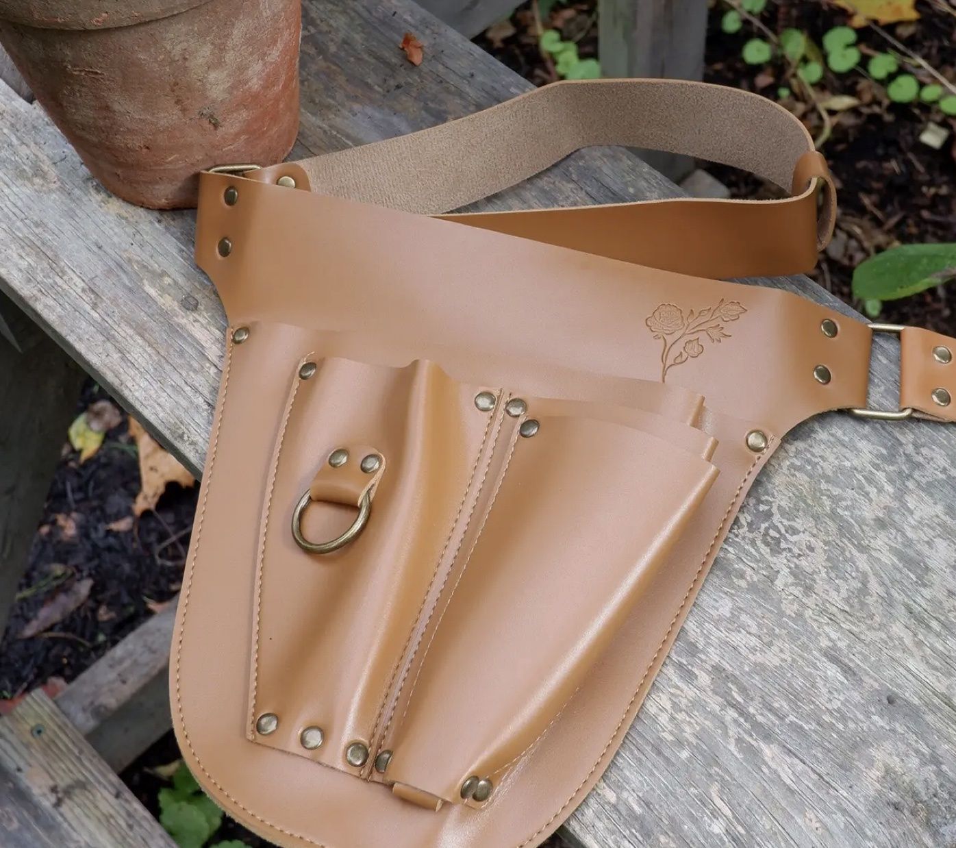 Vegan Leather Garden Tool Belt