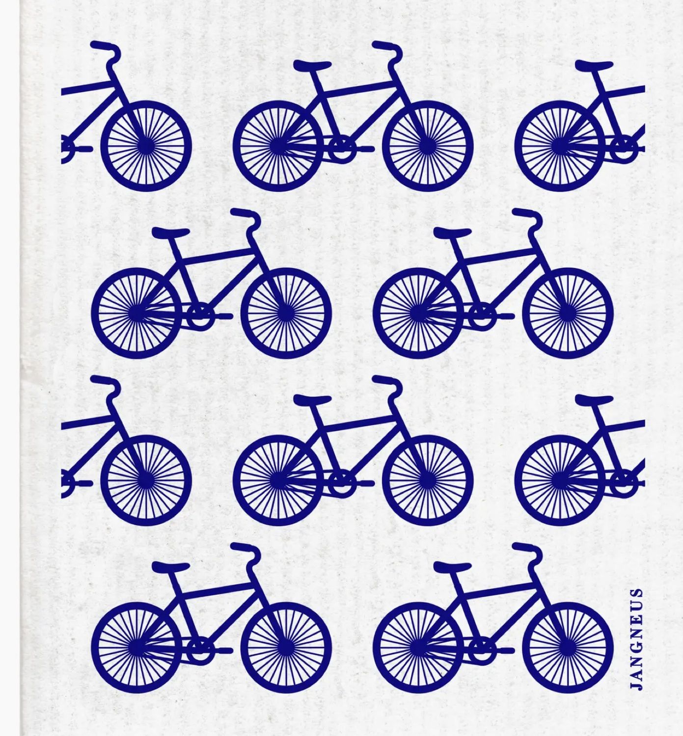Swedish Dishcloth - Bikes Blue