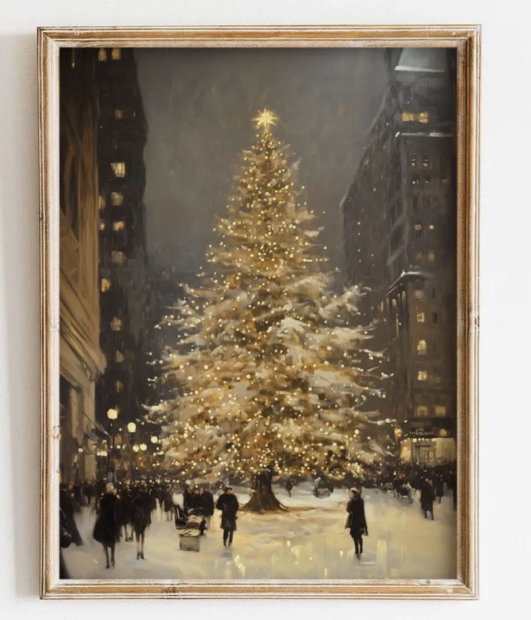 Manhattan Christmas Tree 16x20