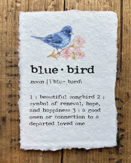 Bluebird Definition 11x14