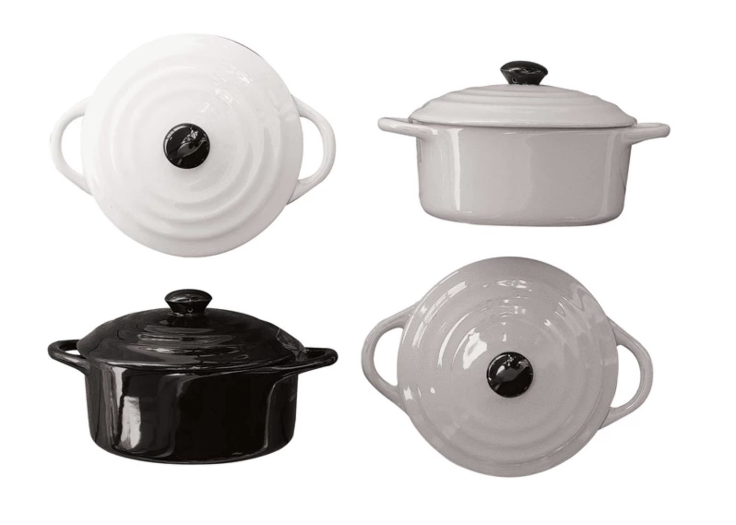 Stoneware Mini Baker with Lid