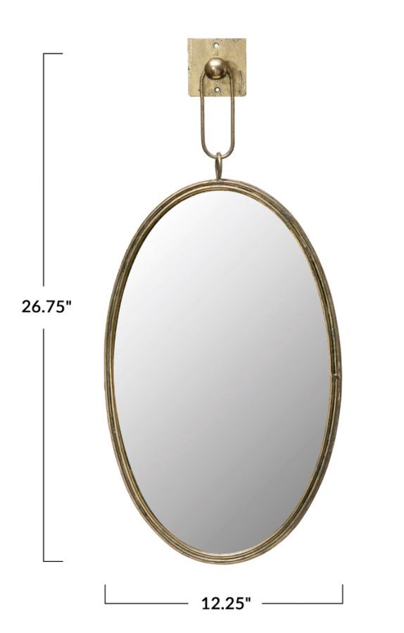 Framed Wall Mirror with Bracket