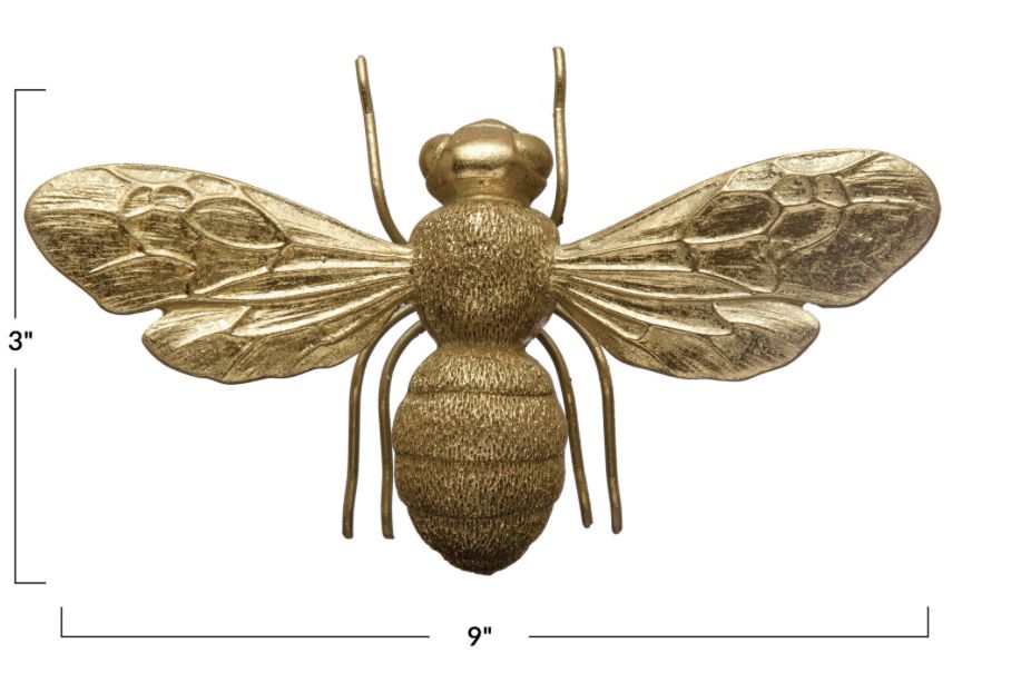 Resin Bee Gold Finish