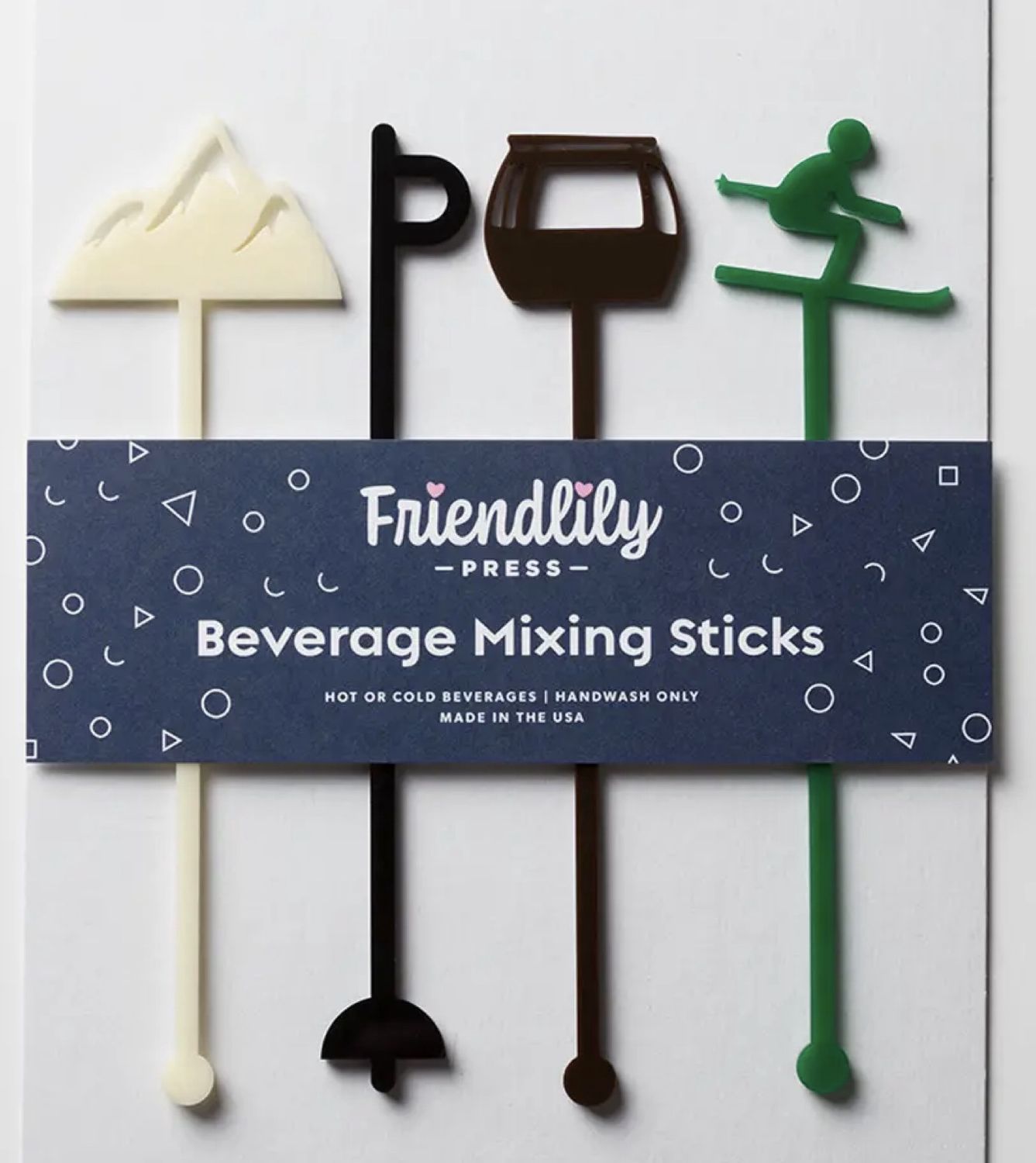 Skiing Drink Stirrer