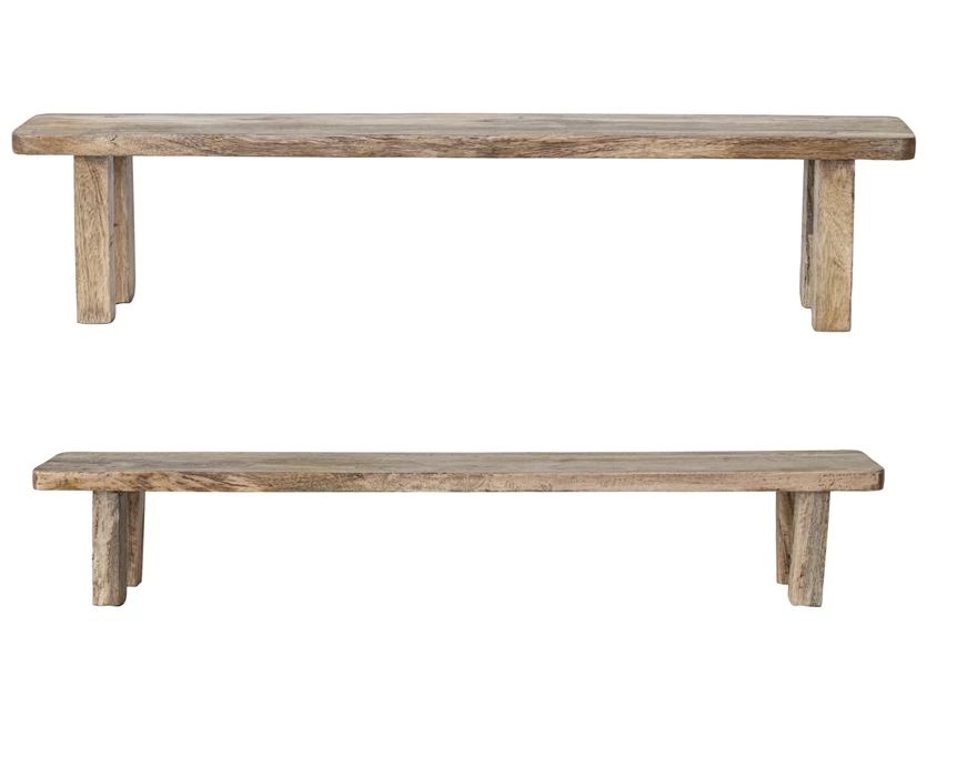 Mango Wood Nesting Pedestals S/2