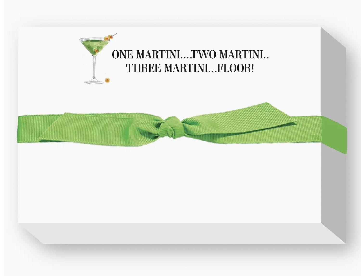 One Martini Big and Bold Notepad