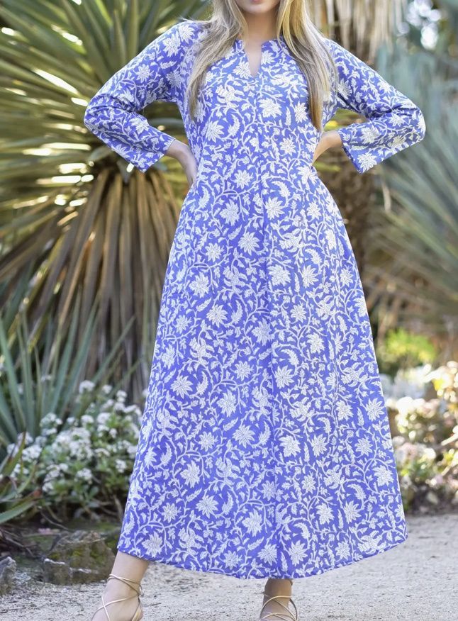 Calypso Thea Dress Royal Blue