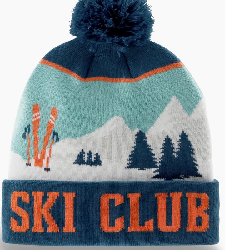 Ski Club PomPom Beanie
