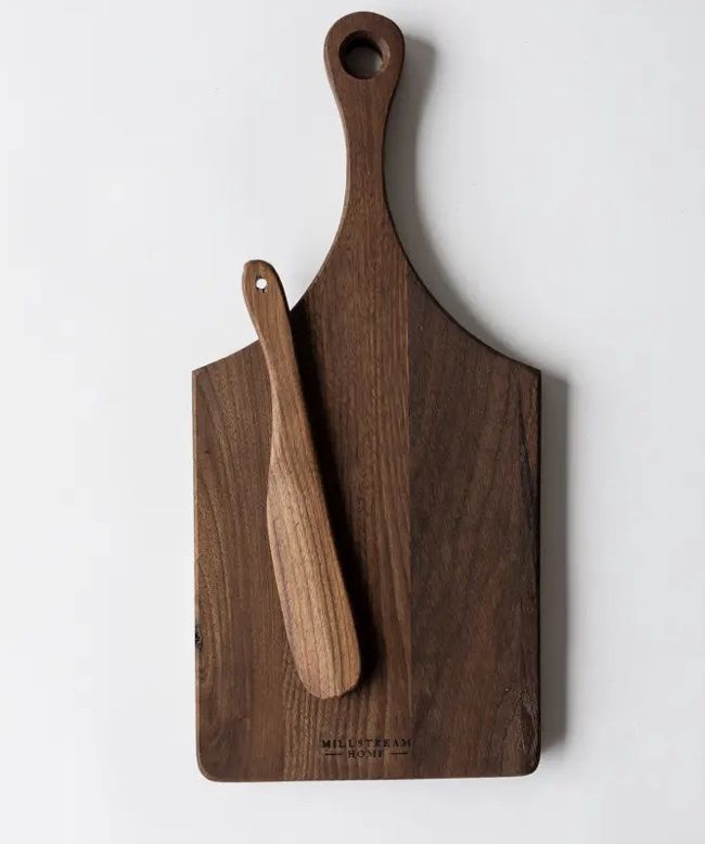 The Cheese Board with Wooden Spreader