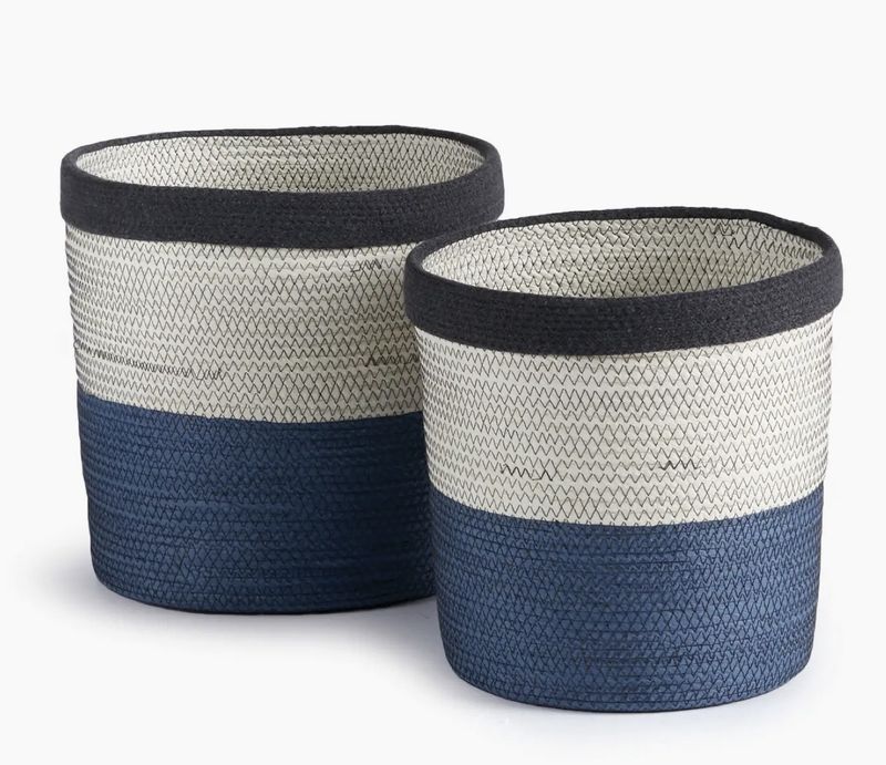 Ayden Round Baskets S/2