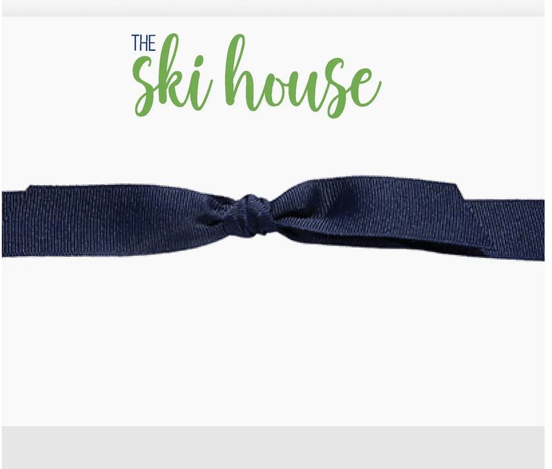 The Ski House Notepad