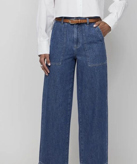 herman Mid Rise Easy Jean Medium Worn