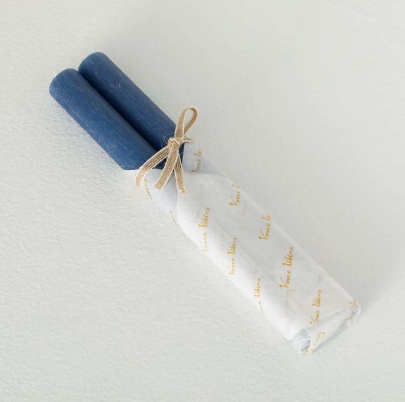 English Blue mTaper Candle