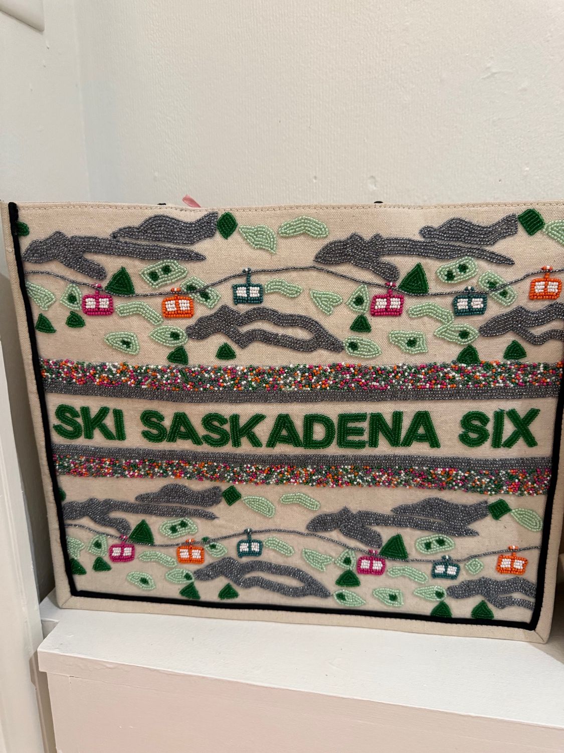 Beaded tote - Ski SS6