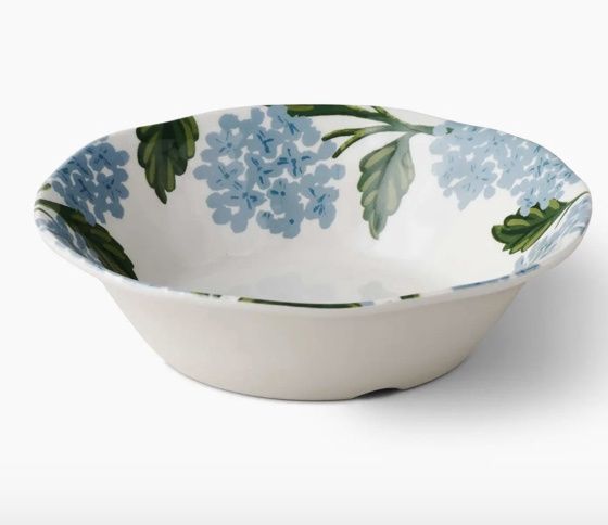 Hydrangea Melamine Bowls S/4