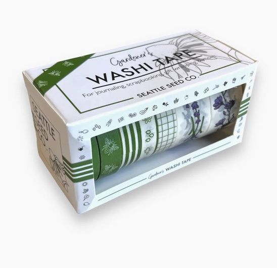 7pc 10m Gardener's Washi Tape Crafting and Scrapbooking Se