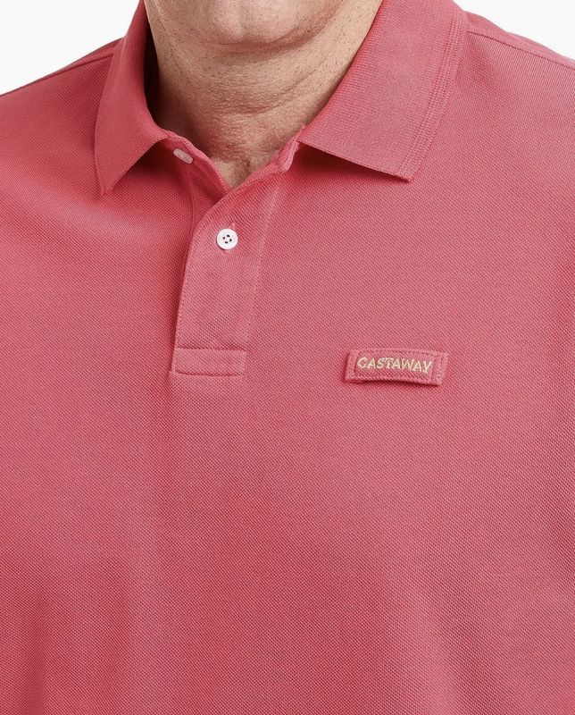 Onshore Polo Shirt Sunset Red