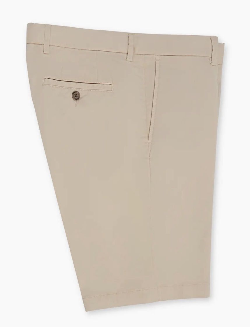 Microsanded Stretch Twill Short, Khaki
