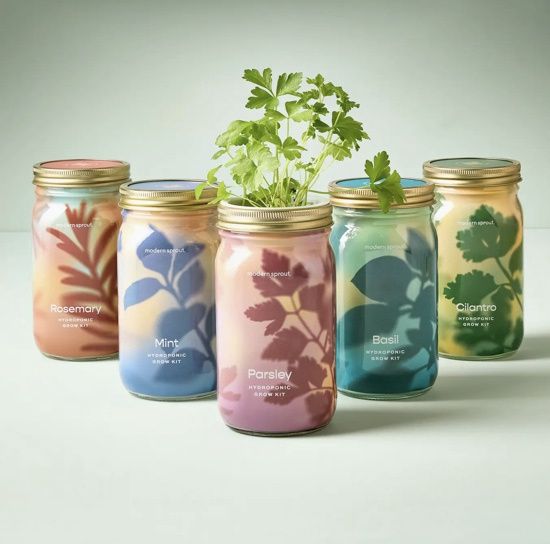 Herb Garden Jar