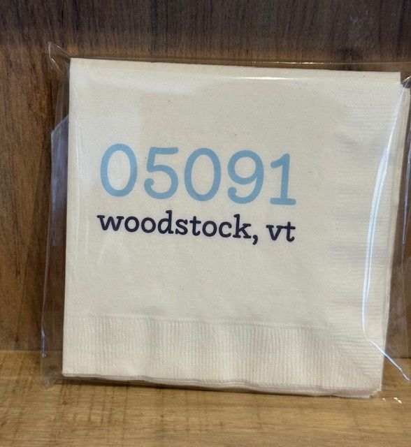 Zip Code Cocktail Napkin