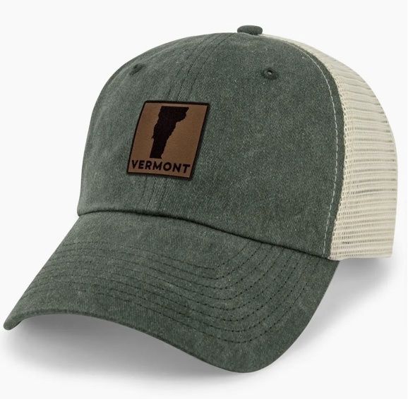 Vermont Leather Patch Relaxed Trucker Hat