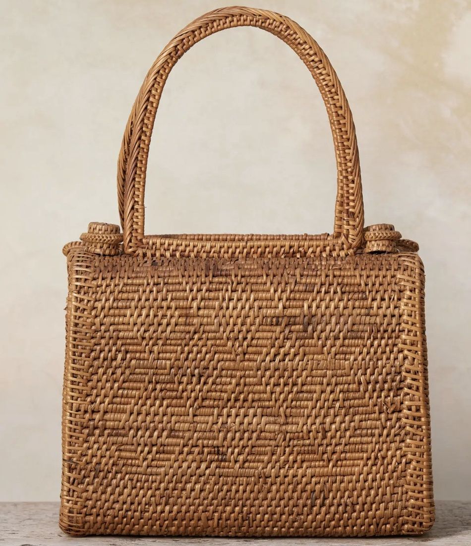 Ata Vine Handbag - Natural