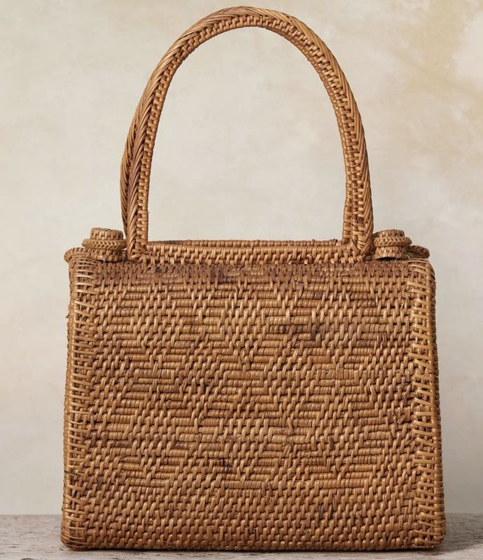 Ata Vine Handbag - Natural