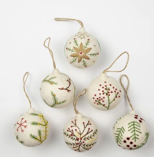 Holiday Felt Ball