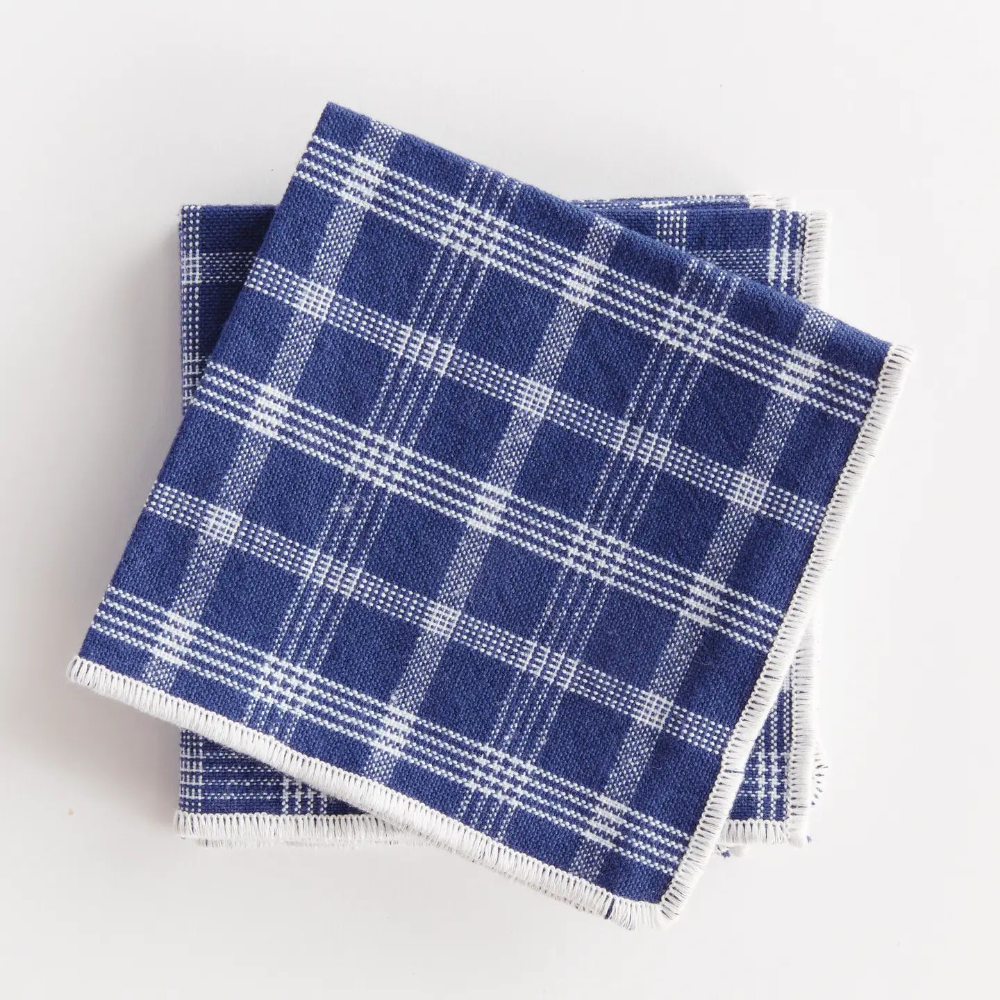 Barclay Butera Oakwood Cocktail Napkins, Navy