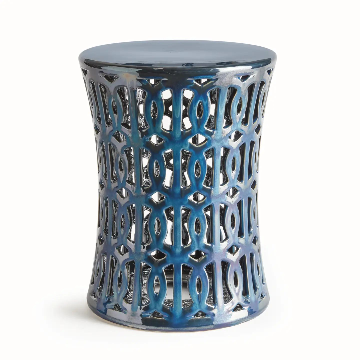 Natalie Side Table, Blue