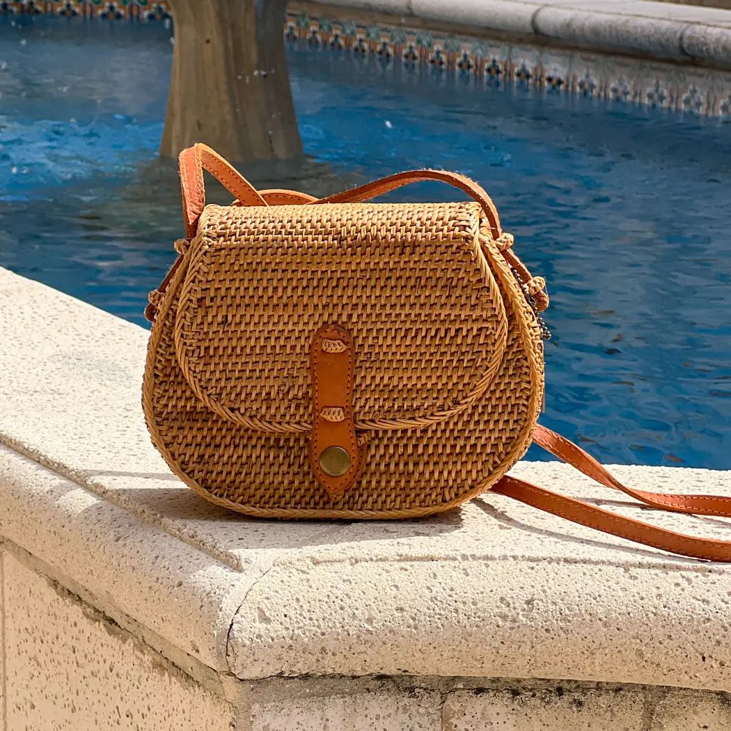 Ata Vine Saddle Bag Crossbody Bag