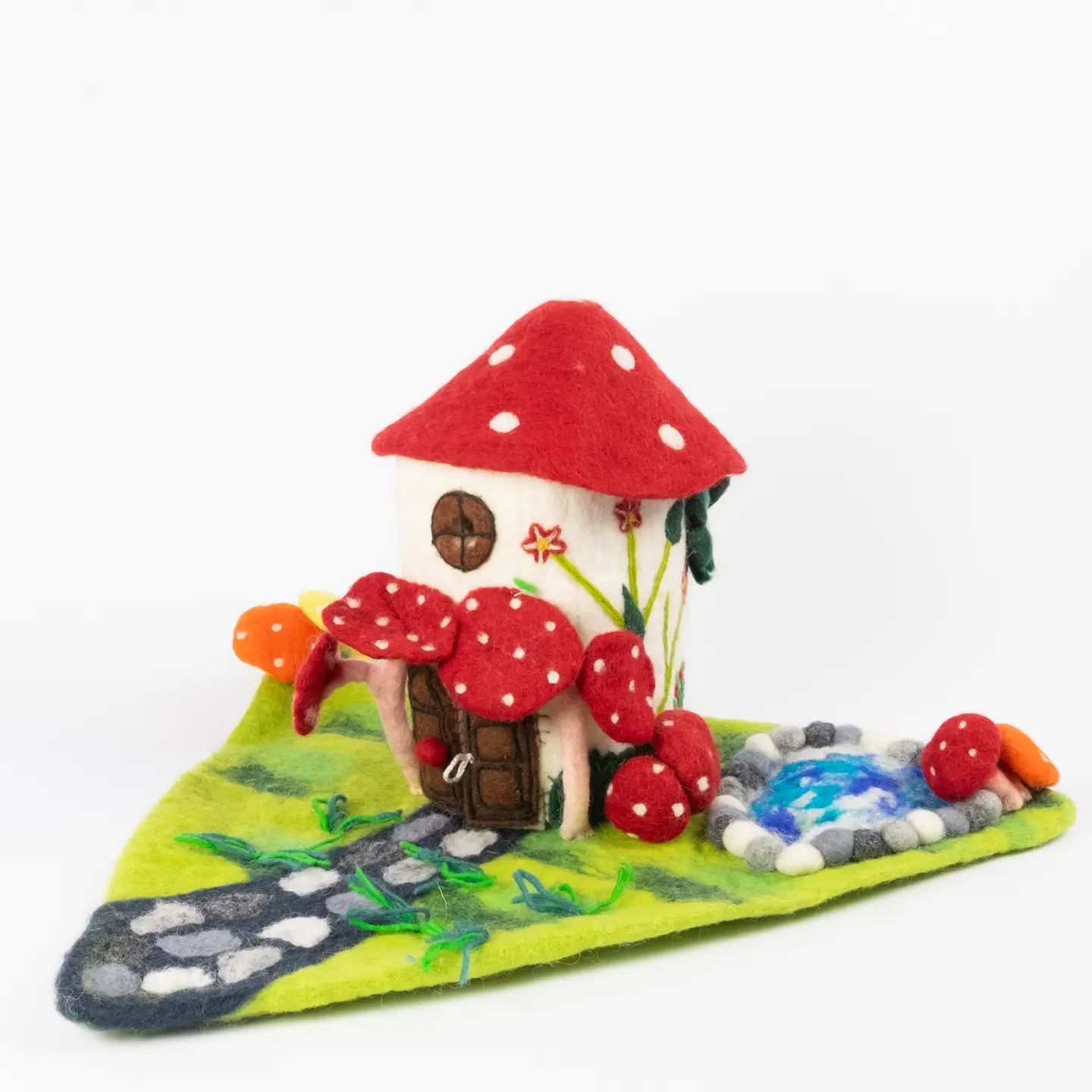 Finger Puppets - Felt Magic Mushroom House