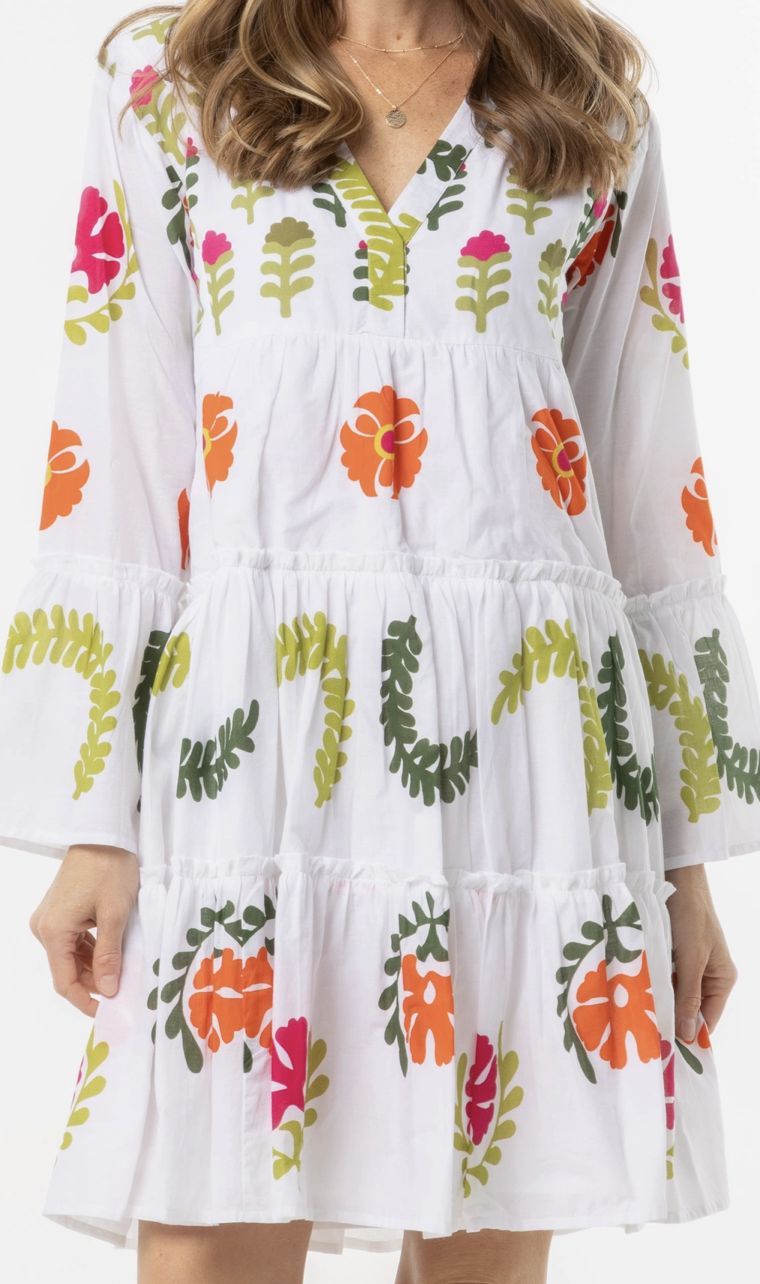 Salma Dress, Multi