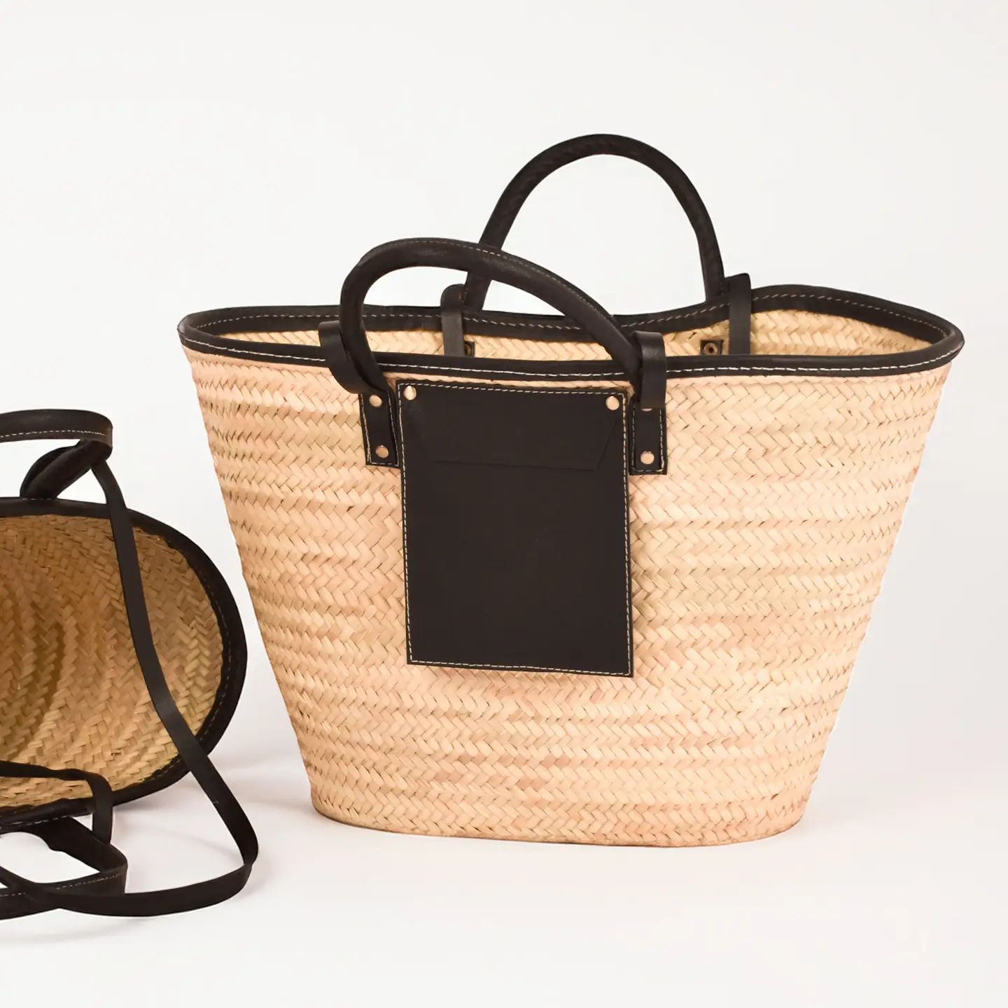 Chic Women Shoulder Bag For Beach - Woven Straw Tote Bag