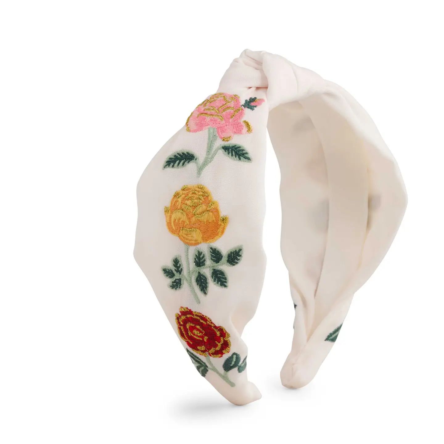 Roses Embroidered Headband